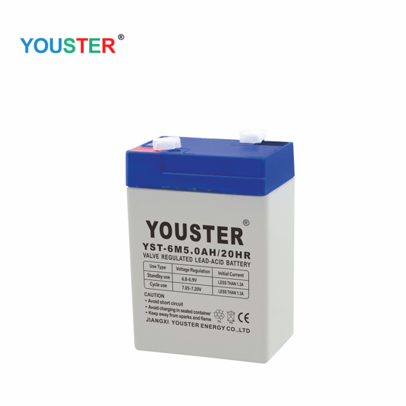 Youster Lead Acid Battery 6V 5.0AH Uso de la batería para iluminación